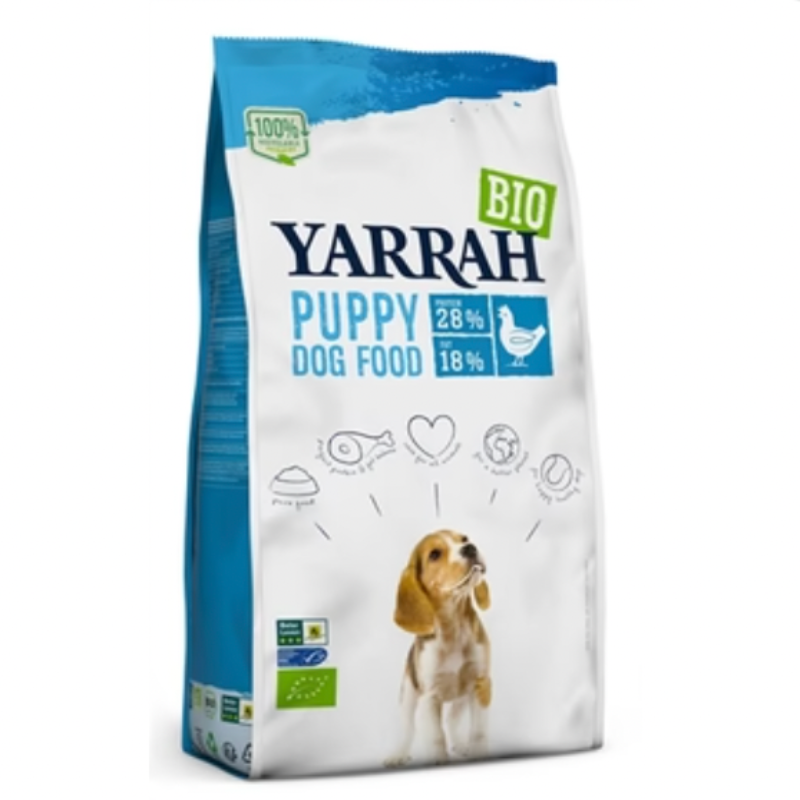 Yarrah Dog Organic Chunks Welpe Huhn 2Kg